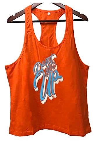 TOP GLORY (T447) DontGiveUp Fitness Gym Tank Top Sporcu Atleti- - Bedenler: S, M, L, XL, XXL