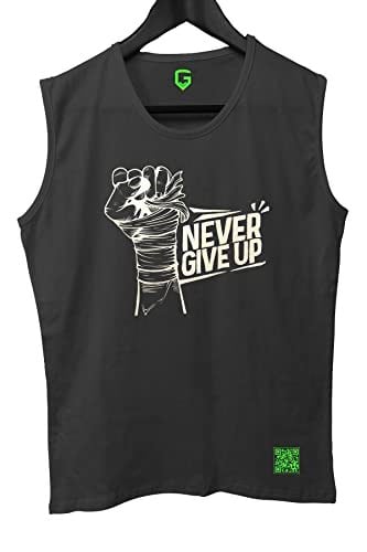 TOP GLORY (T513) NGU Tank Top Kolsuz Sporcu TShirt-