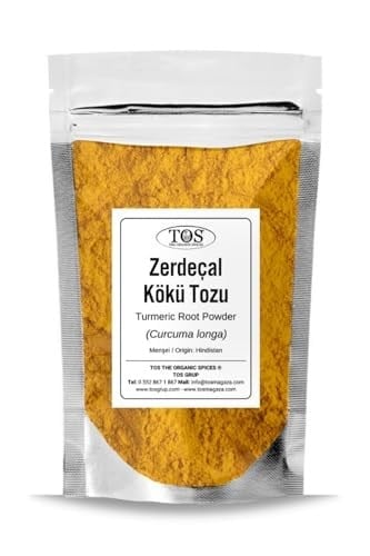 TOS The Organic Spices Zerdeçal Kökü Tozu 50 gr (1. KALİTE) Curcuma Longa, TOS8032