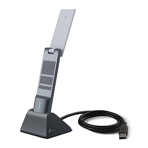TP-Link Archer TX20UH, AX1800 Yüksek Kazançlı Kablosuz USB Adaptör, 1,2 metre USB 3.0 kablosu, Beamforming Teknolojisi, MU-MIMO, Düşük Gecikmeli Oyun Deneyimi, WPA3, Kolay Kurulum