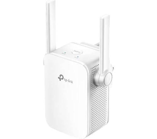 TP-Link N300 Evrensel Menzil Genişletici, Geniş Bant/Wi-Fi Genişletici, Wi-Fi Güçlendirici/Hotspot, 1 Ethernet Bağlantı Noktası ve 2 Harici Anten, Tak ve Çalıştır, Dahili Erişim Noktası Modu,