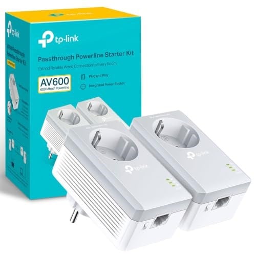 TP-Link TL-PA4010PKIT, AV600 AC Güç Soketli Powerline Adaptör Başlangıç Kiti