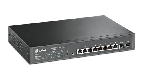 TP-Link TL-SG2210MP, JetStream 10-Port Gigabit Smart Switch with 8-Port PoE+