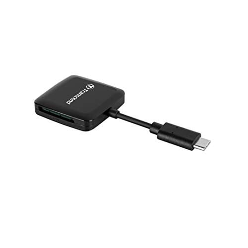 Transcend TS-RDC3 çok fonksiyonlu kart okuyucu (USB 3.2, Gen 1), siyah