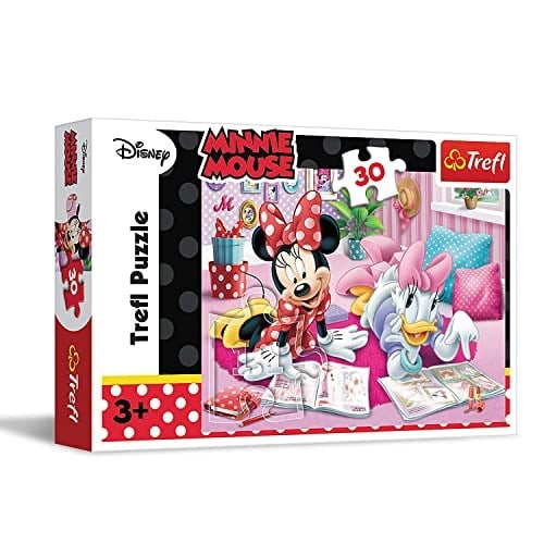 Trefl Çocuk Puzzle Minnie Best Friends. Disney 30 Parça - Seçenekler: Beste Freunde, Spiderman und Miguel Marvel Spiderman...