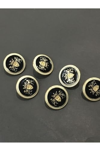 Trençkot Ve Ceket Düğmesi 6 Lı Set/Çift Aslan Modeli