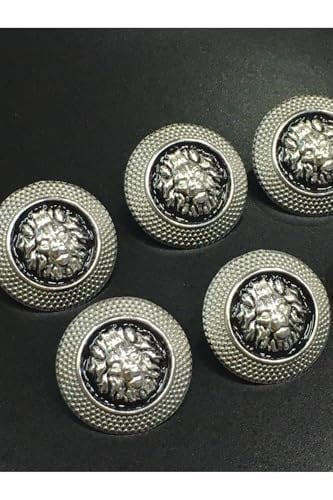 Trençkot Ve Ceket Düğmesi Aslan Model Takımı 6 Lı Set, d278