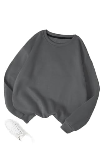 TrendSeninle Kadın Leylak Moru Düz Bisiklet Yaka Sweatshirt
