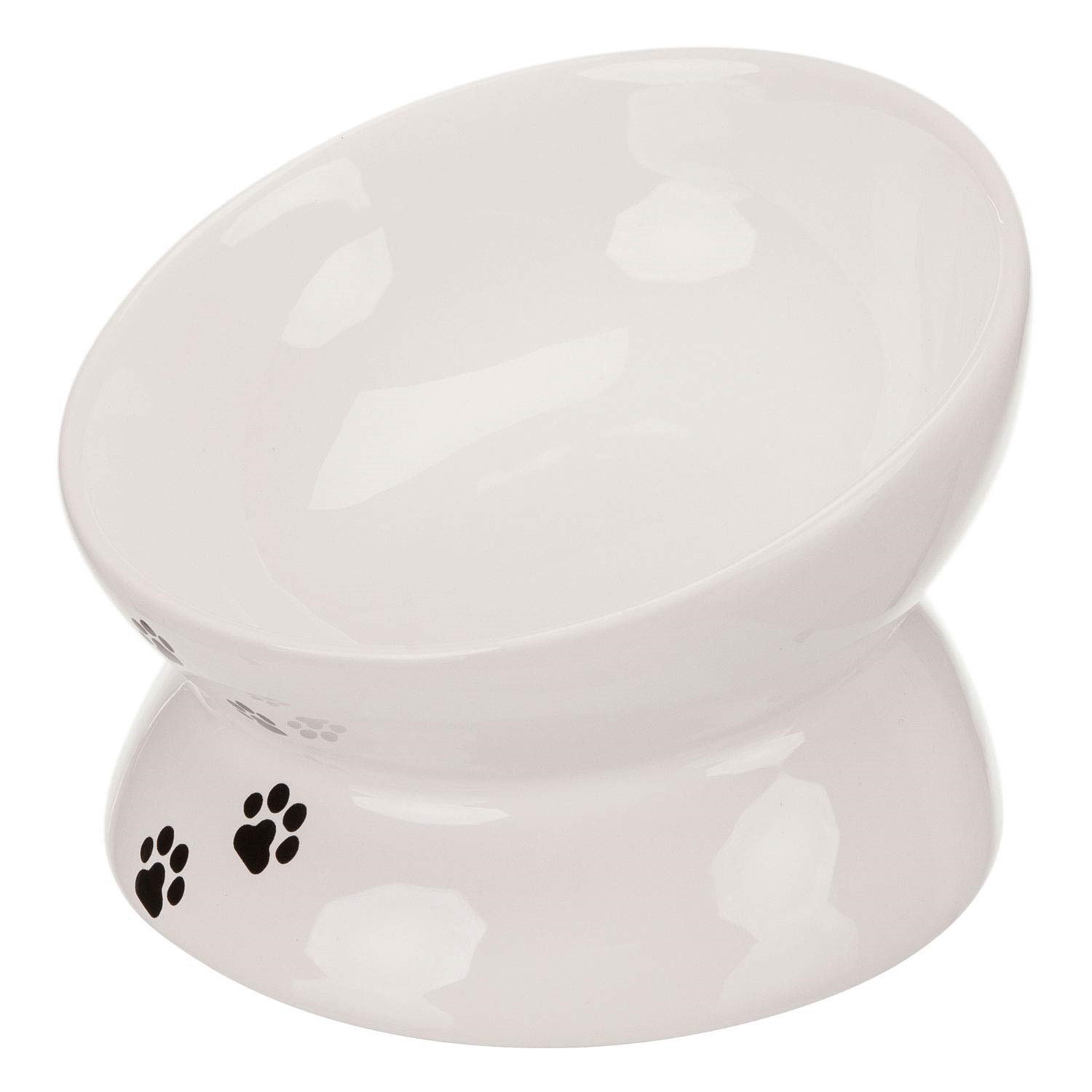 Trixie Kedi Mama ve Su Kabı Yükseltilmiş Ergonomik Seramik 0.15Lt 13 cm Beyaz