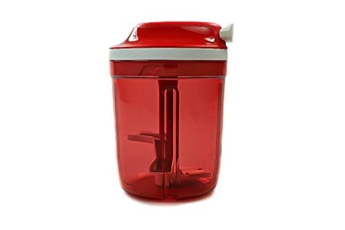 Tupperware Chef Multi-Chef Kırmızı Süpersonik, Kesme ve Dövme Speedy Girl için