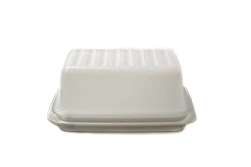 Tupperware Tereyağı kabı Butterschatz beyaz C21 Butterschatz buzdolabı