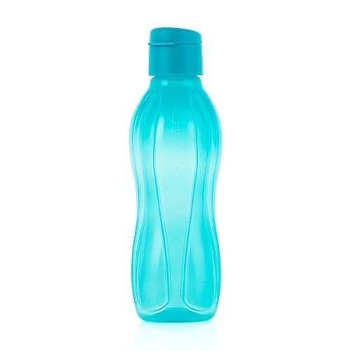 Tupperware to Go Eco 500 ml turkuaz klipsli kilitli içecek şişesi, ekolojik eko şişe