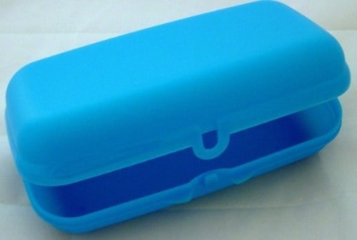 Tupperware Twin-Box Maxi-Twin büyük beslenme kutusu, ekmek kutusu