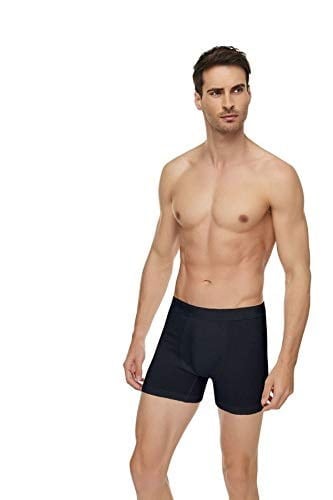 Tutku-6'lı Tutku Elit Erkek Modal Elastan Boxer-Siyah-XXL