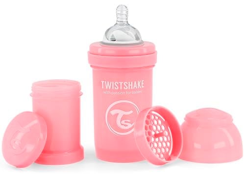 Twistshake Anti-Kolik Bebek Biberonu Pembe 0+ Ay 180 ml