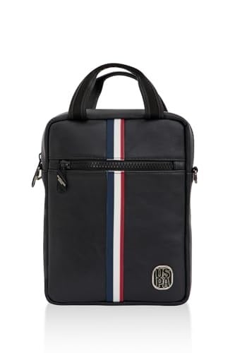 U.S. POLO ASSN. Siyah Unisex Postacı Çantası Plevr23711,Siyah Tek Ebat