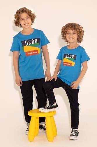 U.S. Polo Assn. Erkek Çocuk Koyu Mavi Pantolon (Jean) 50288530-DN0023