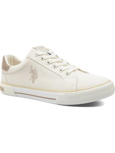 U.s. Polo Assn. Unisex Yetişkin U.s.polo Assn.rachel 6fx Bej Comfort Anatomi̇k Günlük Spor Ayakkabi Shoes - Bedenler: 38 EU, 39 EU, 40 EU