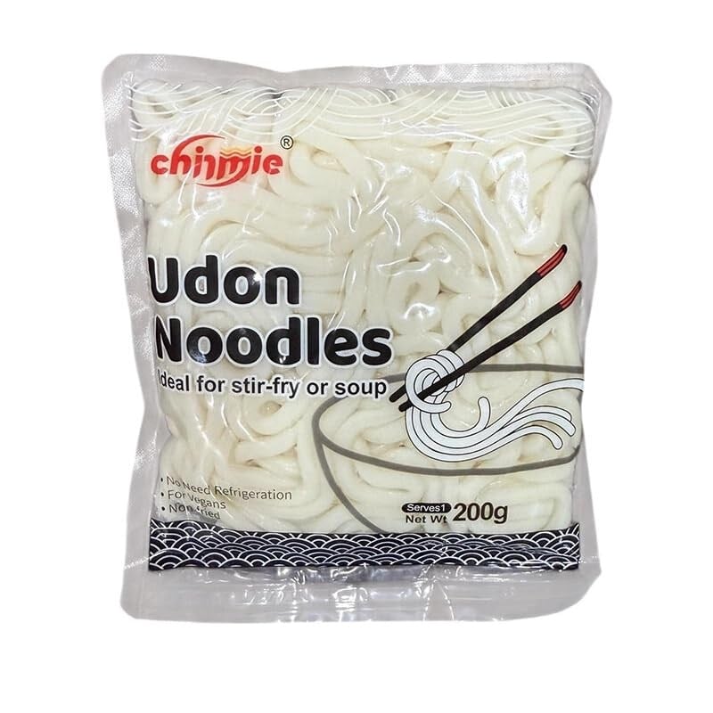 Udon Style Wheat Noodles 200 g – Kalın Buğday Eriştesi - Udon Noodles