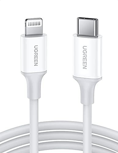 UGREEN 10493 USB kablosu 1 m USB C USB C/Lightning Beyaz