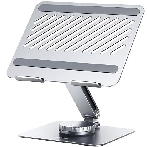 UGREEN Masa için Dizüstü Bilgisayar Standı Ayarlanabilir 360 Döner Taban, MacBook Pro Air Stand, Lenovo Ideapad 3, Dell Chromebook, HP Dizüstü Bilgisayar 17,3 İnçe Kadar Uyumlu