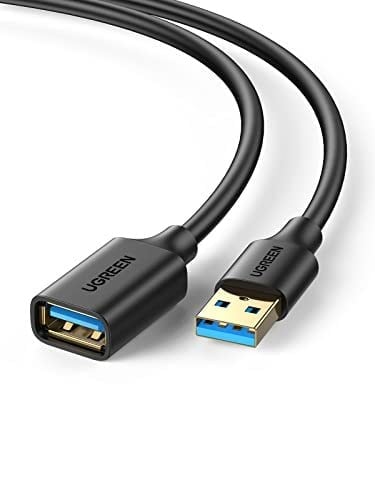 Ugreen USB 3.0 Uzatma Kablosu, 2 Metre, Siyah