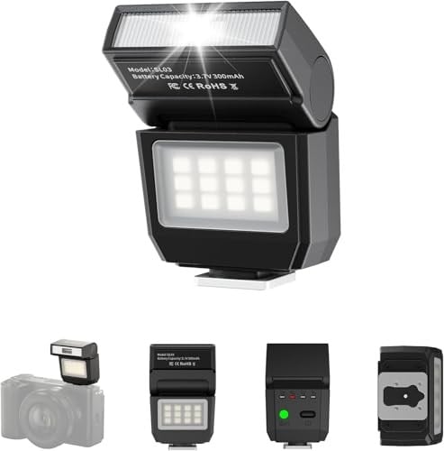 Ulanzi SL03 Spark Lite Fotoğraf Makinesi Flaş Siyah - L200