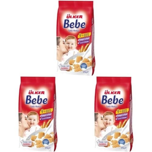 ÜLKER Bebe Bisküvi, 172 Gr (3 paketi)