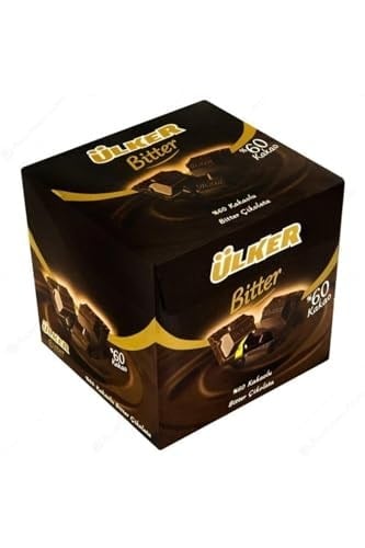 Ülker Bitter Kare%60 Kakaolu Çikolata 60 gr x 6 Adet