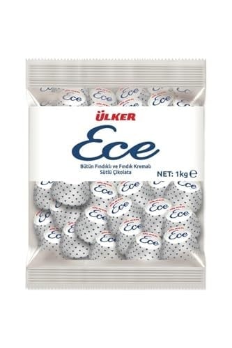 Ülker Ece Ikramlık Çikolata Fındıklı Poşet 1Kg