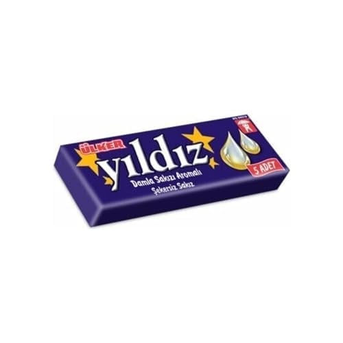 ÜLKER Yıldız Damla Sakızı Aromalı Şekersiz Stick, 7 Gr