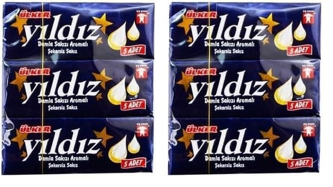 ÜLKER Yıldız Şekersiz Stick Damla MP 3x7 (2 paketi)