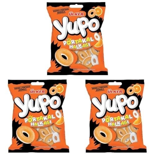 Ülker Yupo Portakal Halkası Portakal Jelly 70 gr 3lü paket