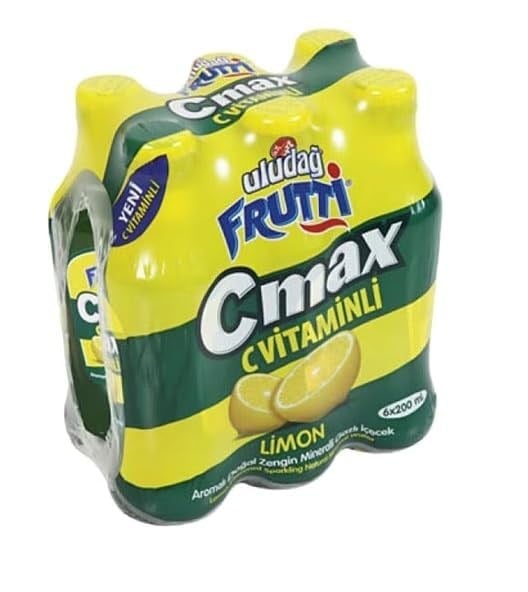 Uludağ Frutti C Max Limon Aromalı C Vitaminli 6X200Ml.