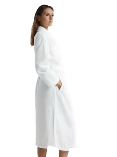 Üniseks Yetişkin Bornoz Beyaz Unisex Bornoz