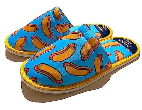 Unisex Hot Dog Desenli Yumuşak Tabanlı Ev Terliği(38-39)