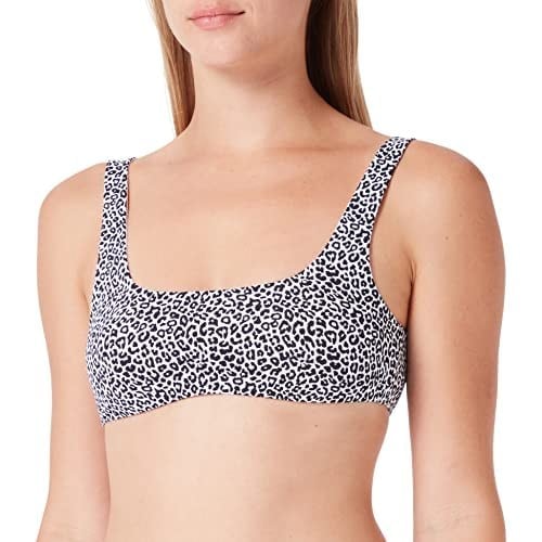 United Colors of Benetton Kadın Leopar Desenli Bikini Üst
