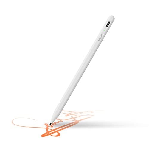 Uogic Apple iPad için Kalem Palm Rejection ile Apple iPad Pro 2018-2020 11/12.9 inç iPad 7/6 iPad Mini 5 iPad Air 6 HB Uç Şarj Edilebilir