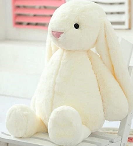 Uyku Arkadaşım Uzun Kulak Bunny Peluş Tavşan 65 cm Beyaz