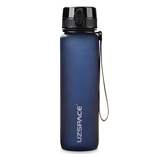 UZSPACE spor İçecek şişesi 500 ml/800 ml/1 l, sızdırmaz, Tritan ve bisfenol A içermez, bisiklet, fitness, dış mekan için su şişesi - Seçenekler: 0.5 Liters, 0.8 Liters, 1 Liters, 1.5 Liters, 800ml
