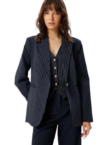 Uzun Blazer Ceket Kruvaze Regular Fit