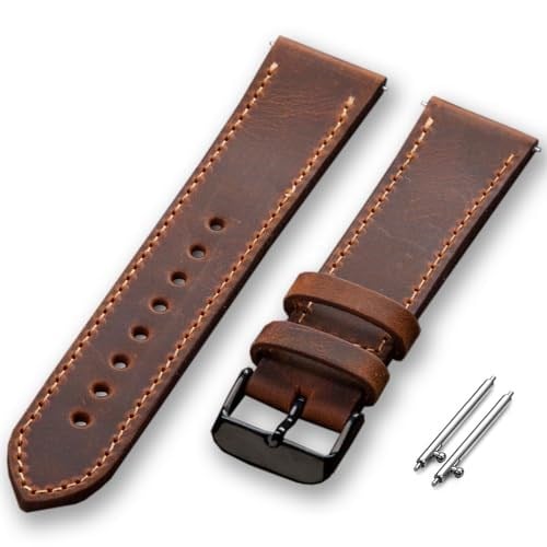 VAGAVE Huawei Watch GT4 GT5 GT6 PRO GT2 GT2e GT2pro GT3 GT3pro Watch 4 Deri Kordon - Seçenekler: Bordo, Gri, Hardal, Kahve, Kırmızı, Mavi, Siyah, Taba...