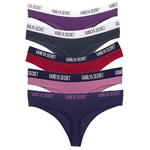 Vanilya Secret Kadın Beli Bant Lastikli Pamuklu Tanga 5'Lİ Paket