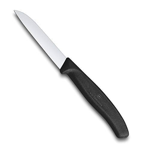 Victorinox 6.7403 SwissClassic 8cm Düz Soyma Bıçağı, Siyah