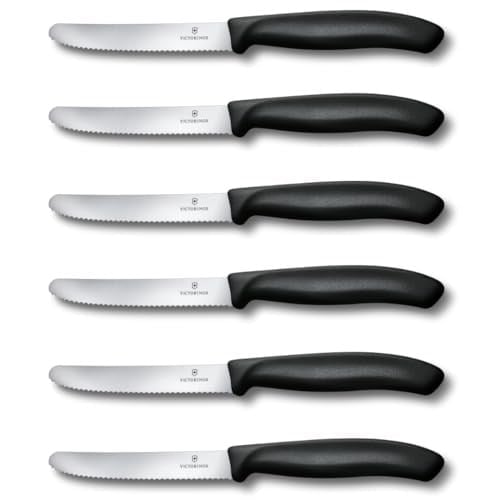 Victorinox 6.7833.6 SwissClassic Blisterli Siyah 6lı Domates Bıçağı