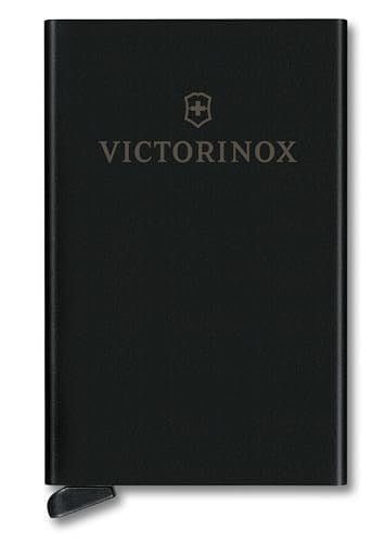 Victorinox Altius Secrid Essential Card Wallet, 10 cm, Siyah, Alüminyum, 612677| RFID, Siyah, S, Gündelik