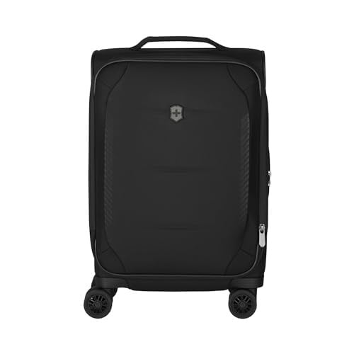 Victorinox Crosslight Frequent Flyer Carry-On - Seyahat Temelleri için Hafif Tekerlekli Bavul - Katlanabilir Düzenleyicili Genişletilebilir Bagaj, Mavi, 43 mm, Sık Uçan Yolcu