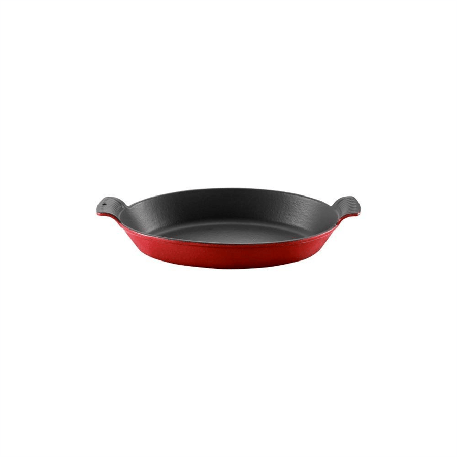 Voeux Kitchenware Elegance Oval Döküm Sahan Ve Ahşap Nihale