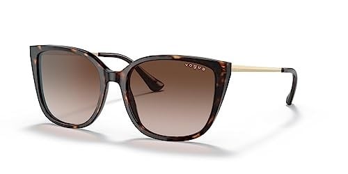 Vogue 0VO5435SI W65613 55 Kadın Güneş Gözlüğü, Dark Havana, 55
