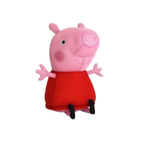 Wahu Aqua Pals Peppa Pig Peluş Su Oyuncağı, 2 Yaş ve Üzeri Çocuklar için, Hızlı Kuruyan Su Geçirmez Peluş Oyuncak Havuz ve Küvet için, Pembe/Kırmızı, 40,64 cm